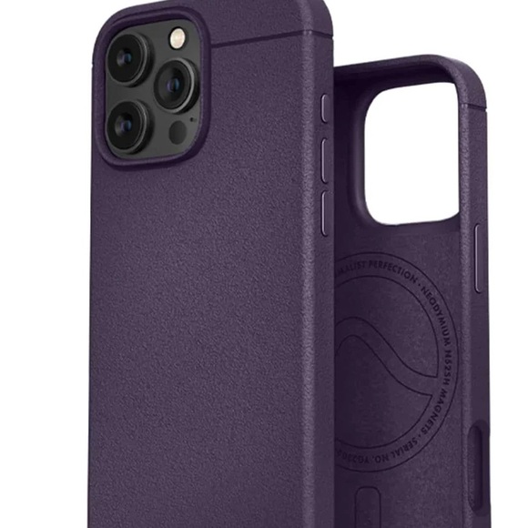 iPhone 16 Pro Max MagSafe Caudabe Case Amethyst Purple - Picture 16 of 16